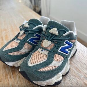 New Balance Kids Sneakers - Green, Blue, and Peach